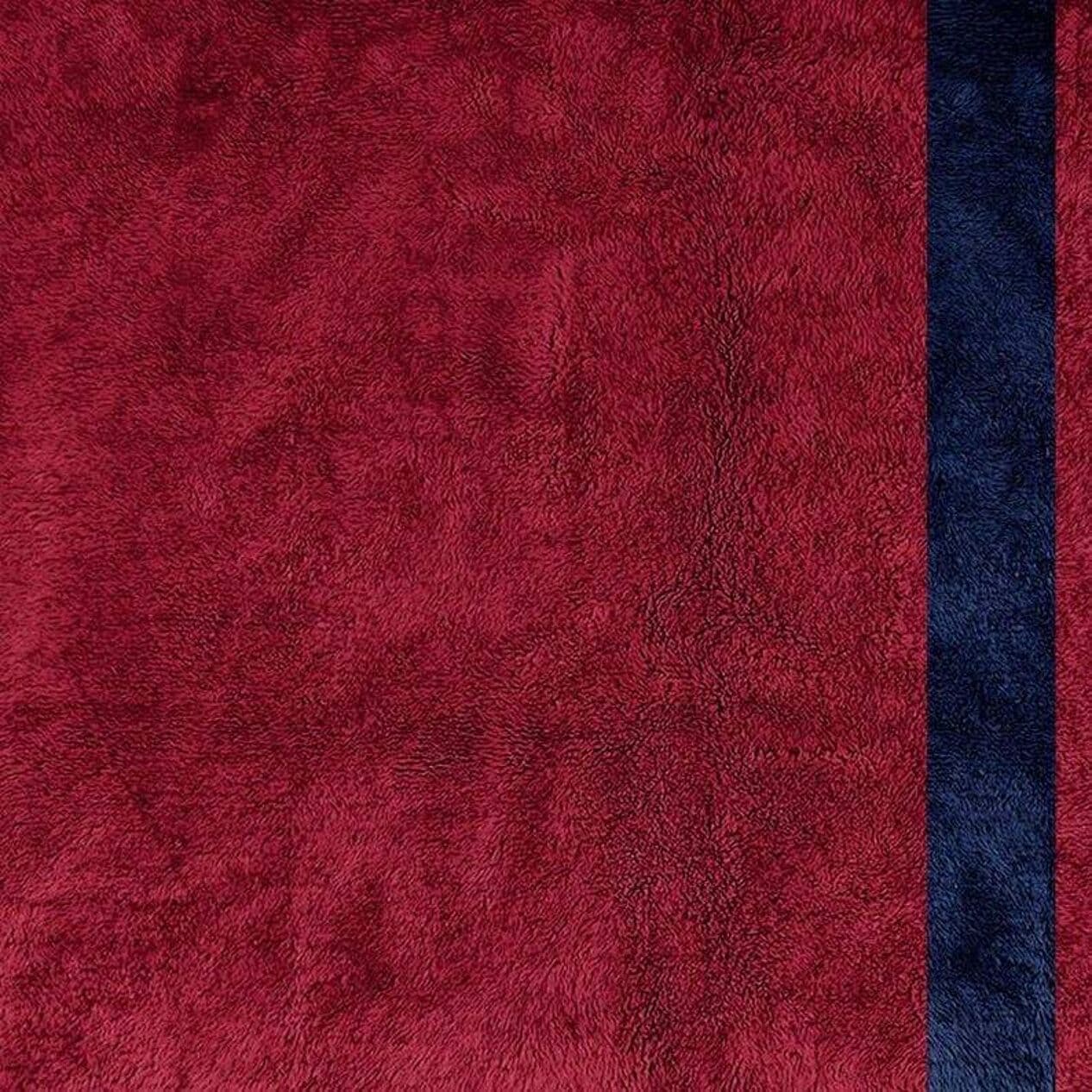 Ręcznie tkany dywan 150x250 cm, wełna, czerwony, granatowy, beżowy, zielony, Maroko - 205307