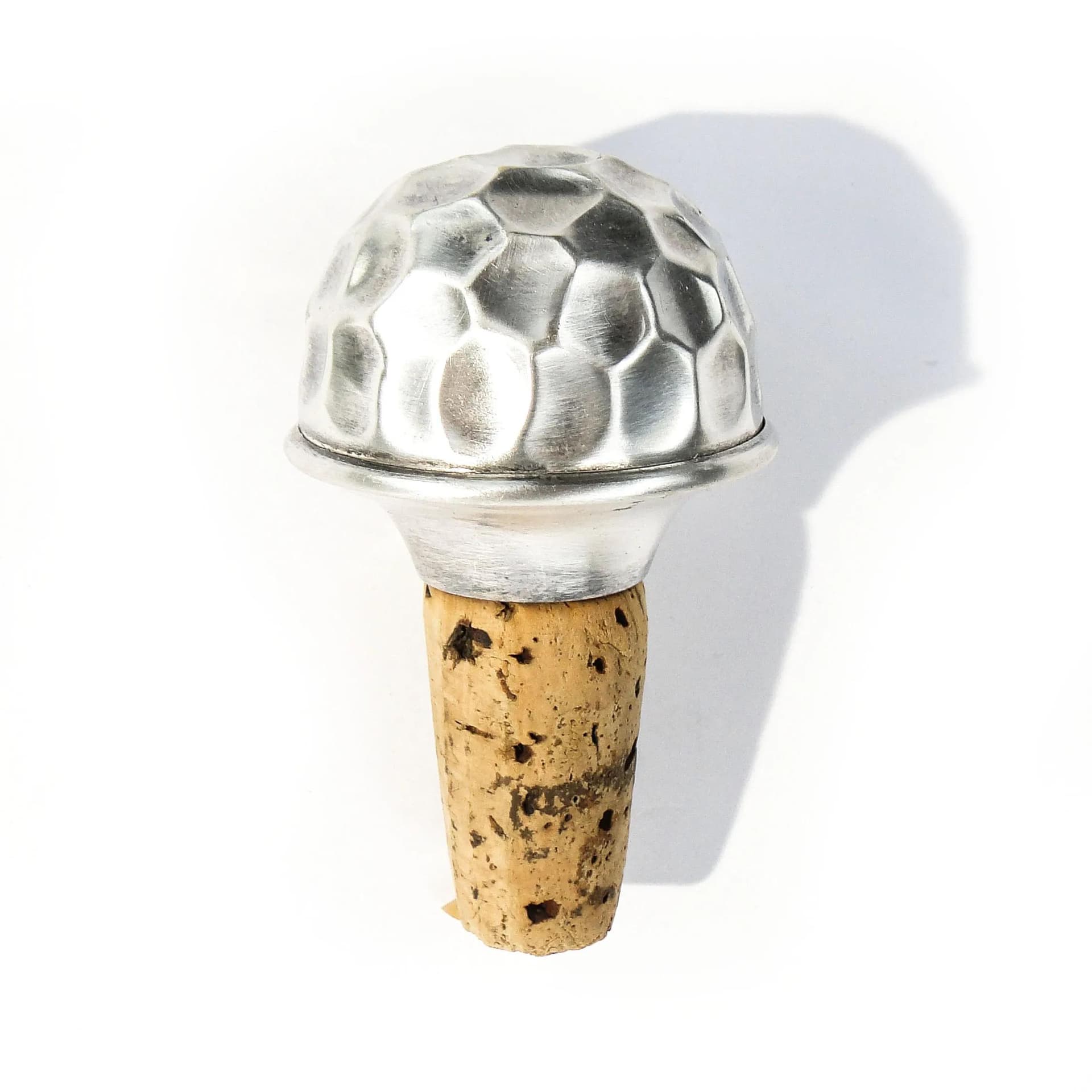 Bottle stopper Art Deco, silver-plated brass, WMF, Germany, 1920s - 14603