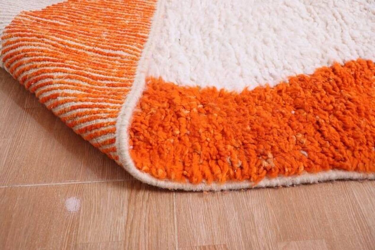 Ręcznie tkany dywan 140x260 cm, wełna, multikolor, Maroko - 205288