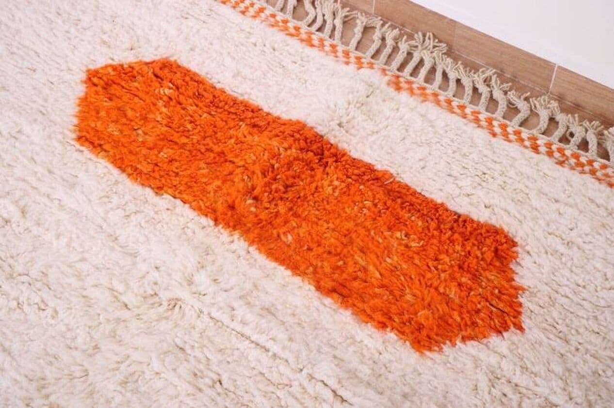 Ręcznie tkany dywan 140x260 cm, wełna, multikolor, Maroko - 205287