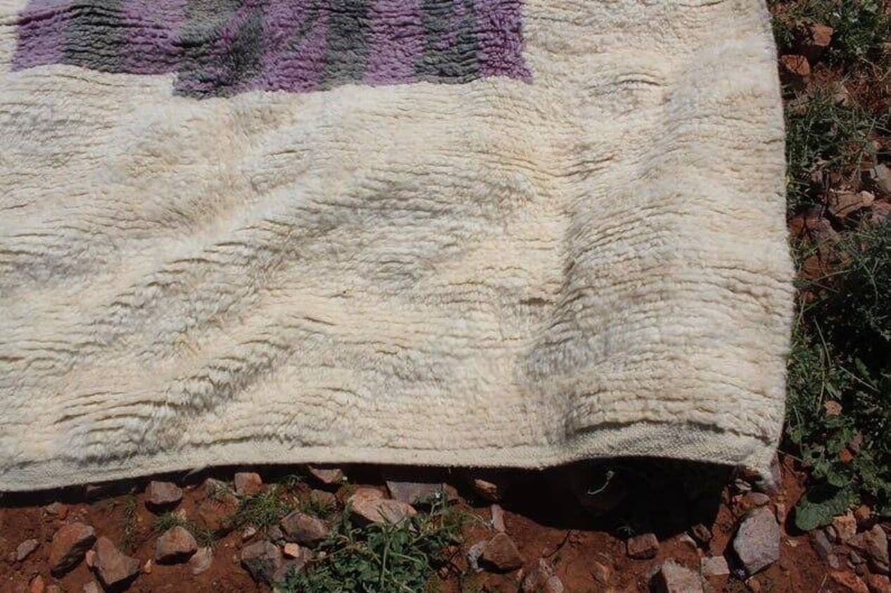 Ręcznie tkany dywan 140x260 cm, wełna, multikolor, Maroko - 205268