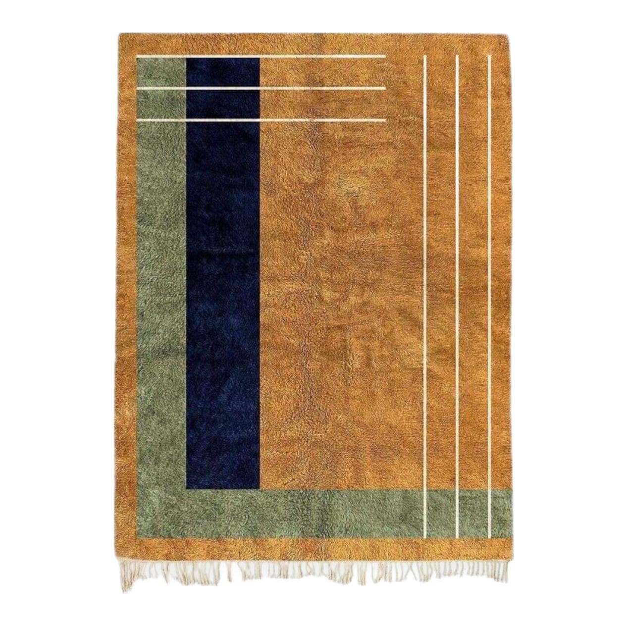 Ręcznie tkany dywan 140x260 cm, wełna, multikolor, Maroko