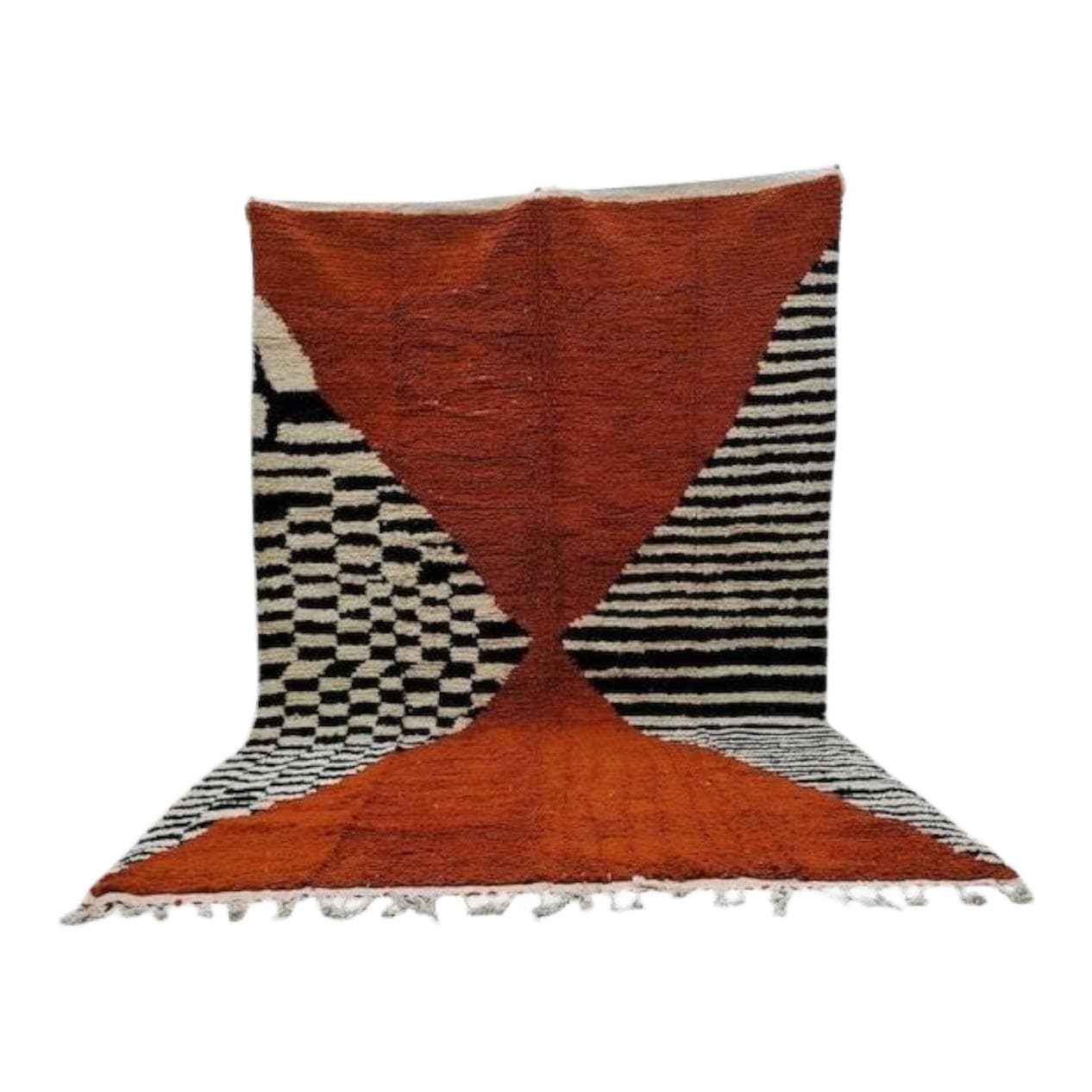 Ręcznie tkany dywan 140x260 cm, wełna, wielokolorowy, Maroko