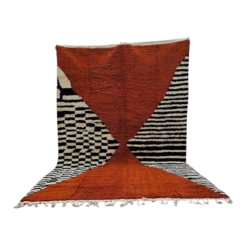 Ręcznie tkany dywan 140x260 cm, wełna, wielokolorowy, Maroko