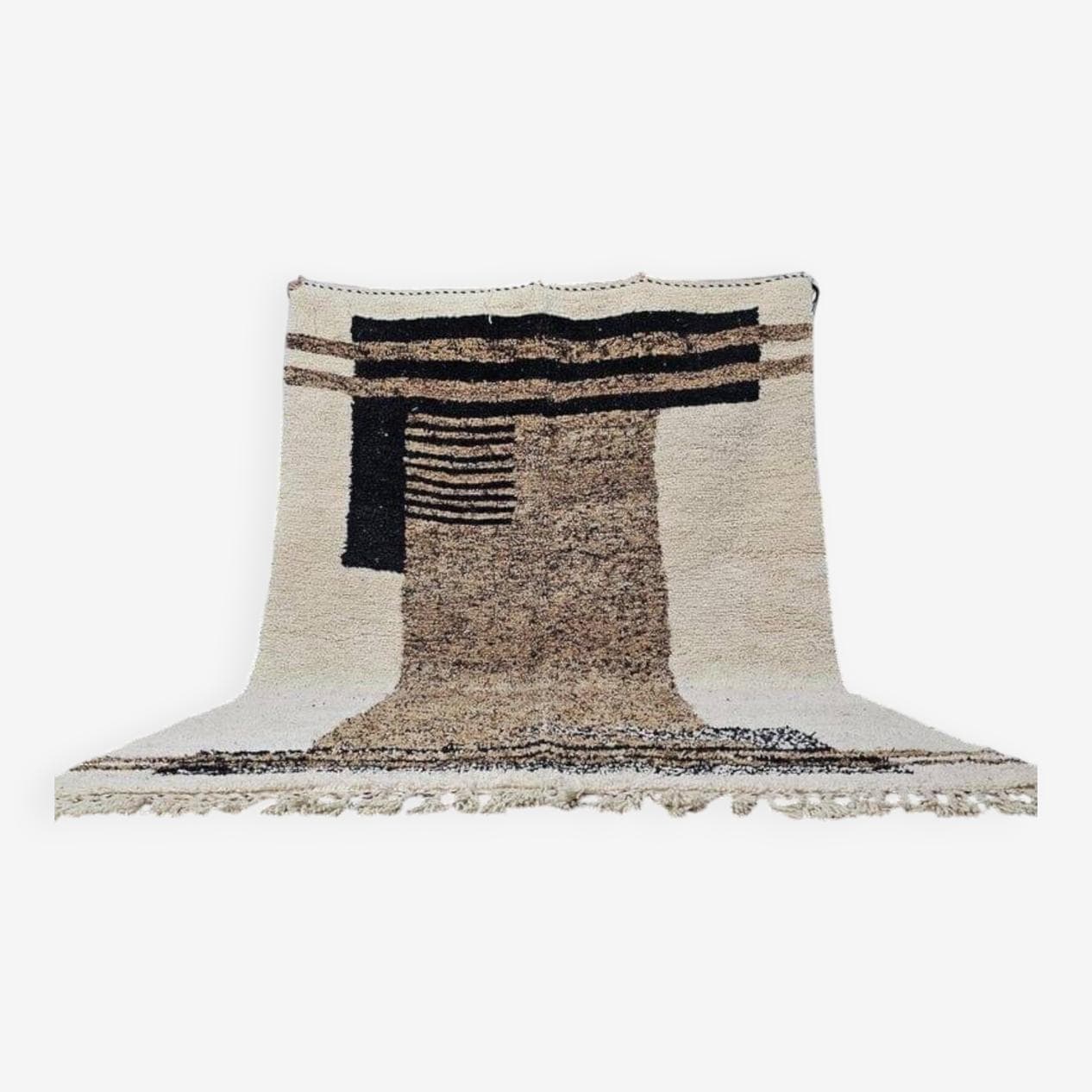 Ręcznie tkany dywan 150x250 cm, wełna, multikolor, Maroko - 205161