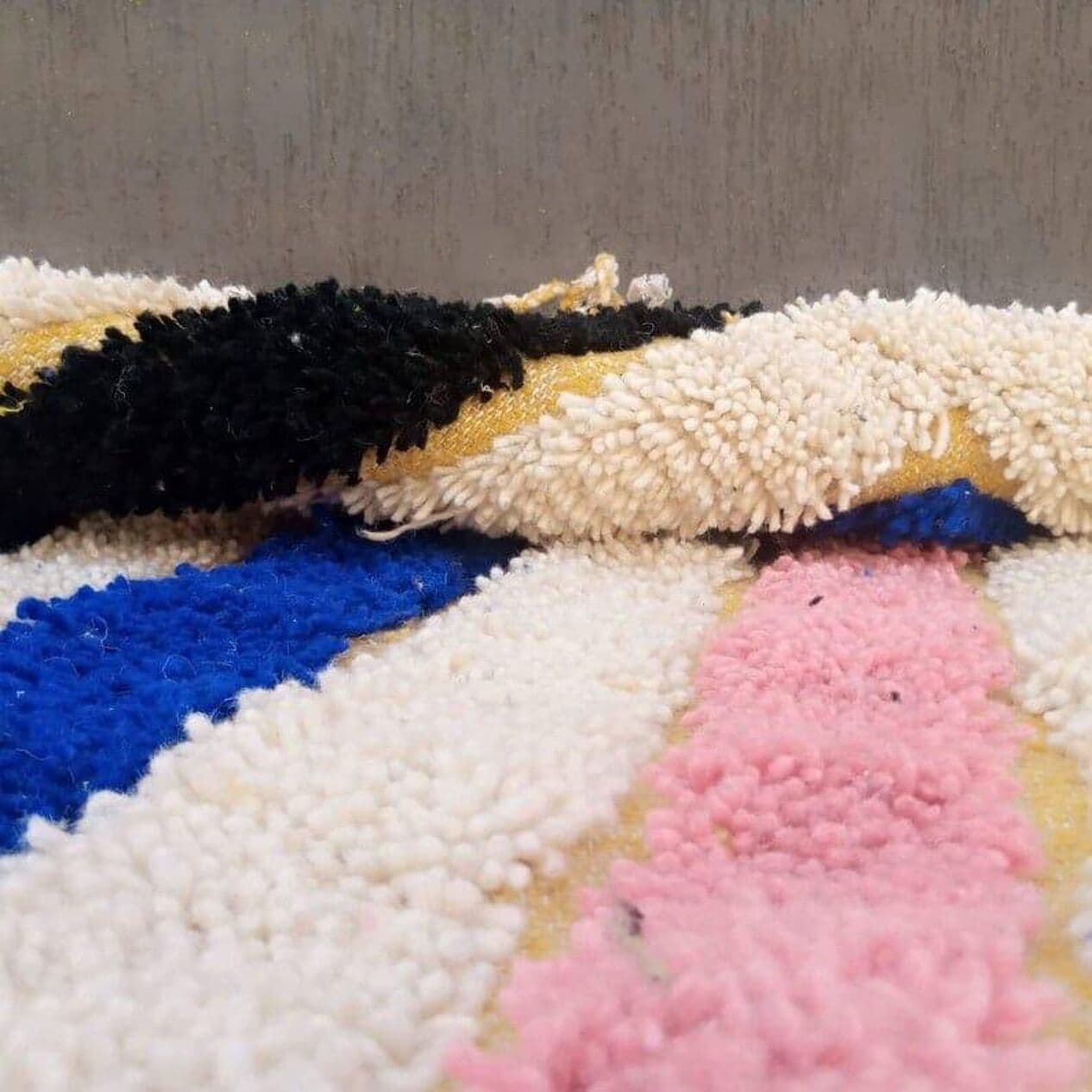 Ręcznie tkany dywan 150x250 cm, wełna, multikolor, Maroko - 205096