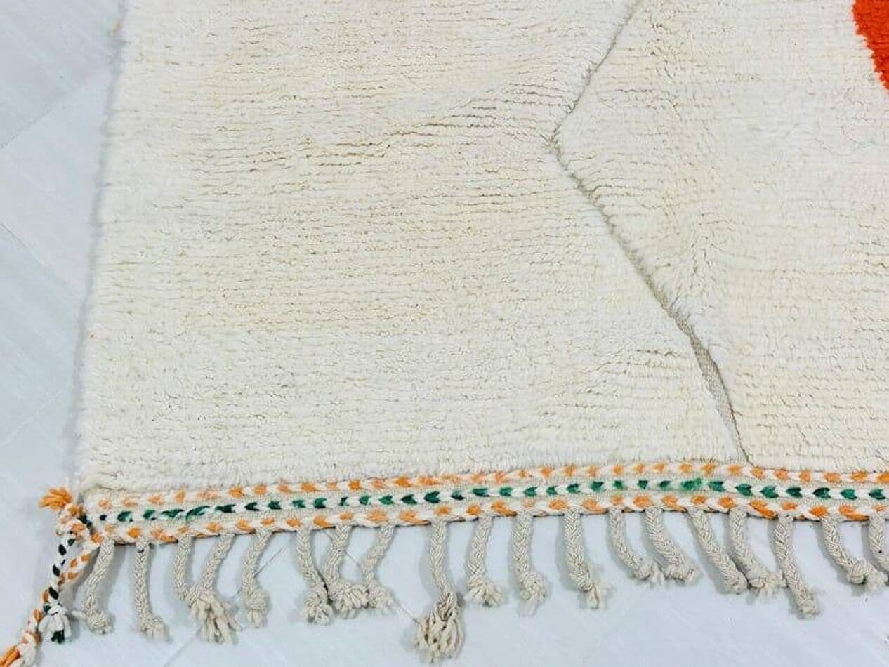 Ręcznie tkany dywan 140x260 cm, wełna, wielokolorowy, Maroko - 205082