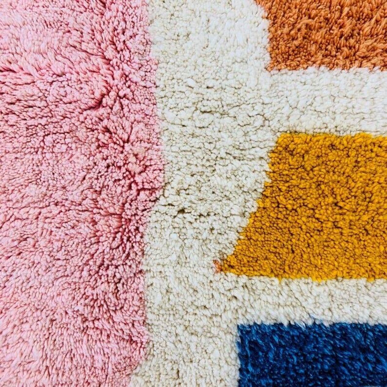 Ręcznie tkany dywan 150x250 cm, wełna, multikolor, Maroko - 204951