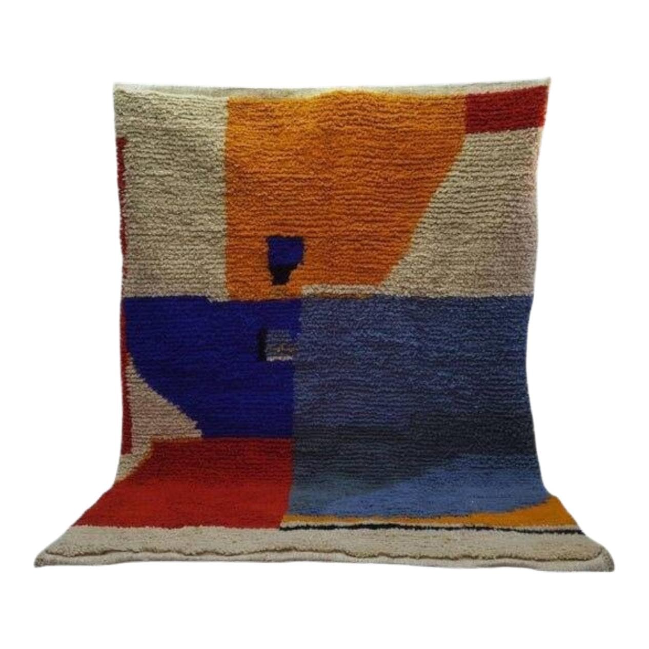 Ręcznie tkany dywan 150x250 cm, wełna, multikolor, Maroko