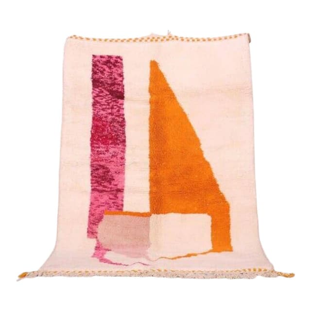 Ręcznie tkany dywan 150x250 cm, wełna, multikolor, Maroko - WYMIARY