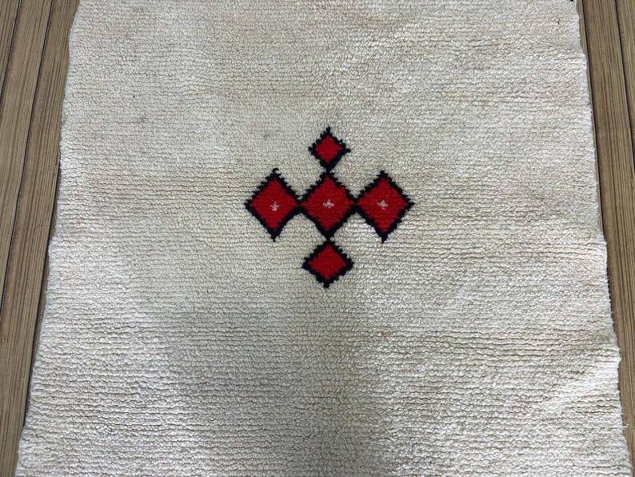 Ręcznie tkany dywan 100x200 cm, wełna, multikolor, Maroko - 204842