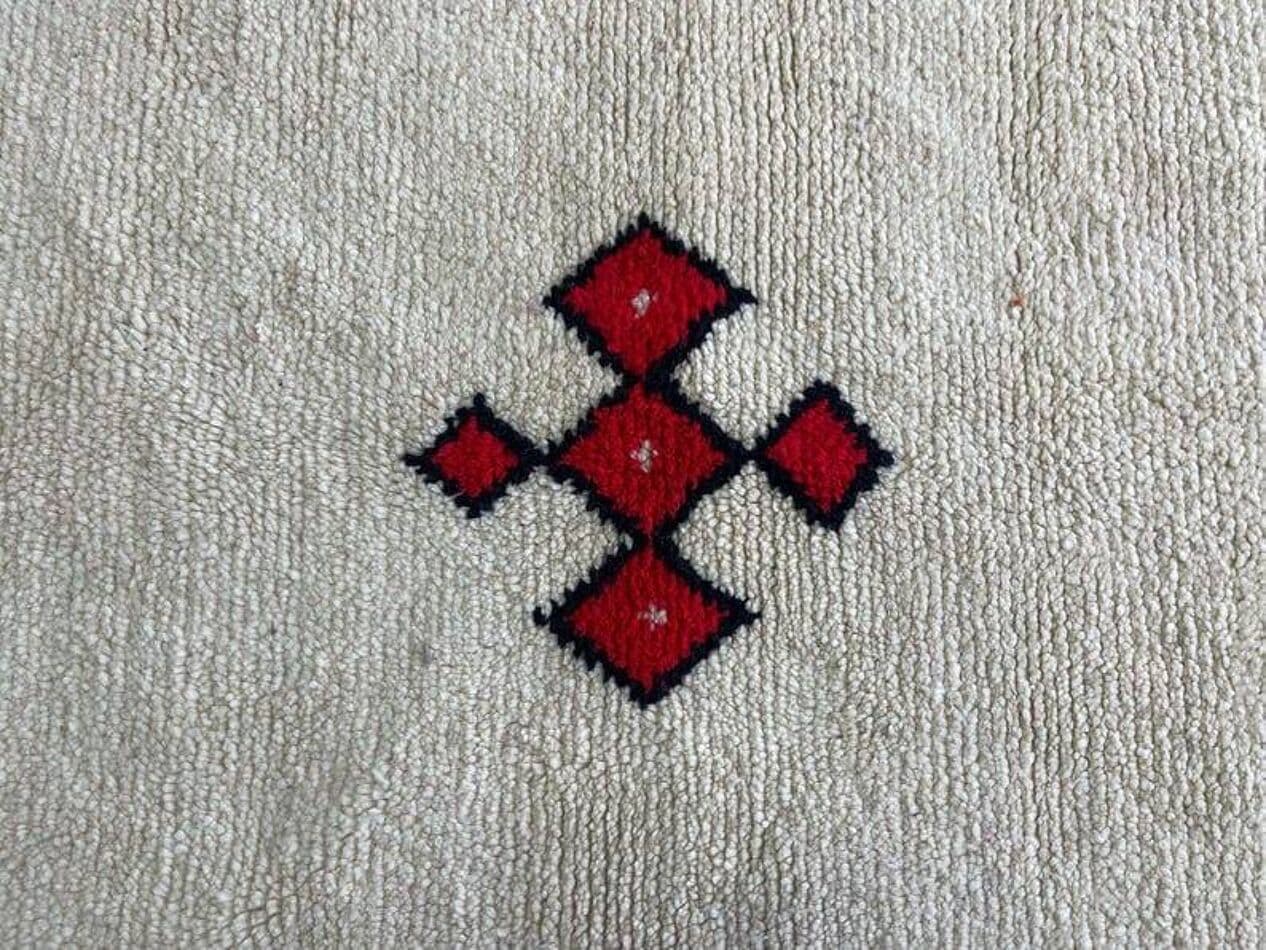 Ręcznie tkany dywan 100x200 cm, wełna, multikolor, Maroko - 204843