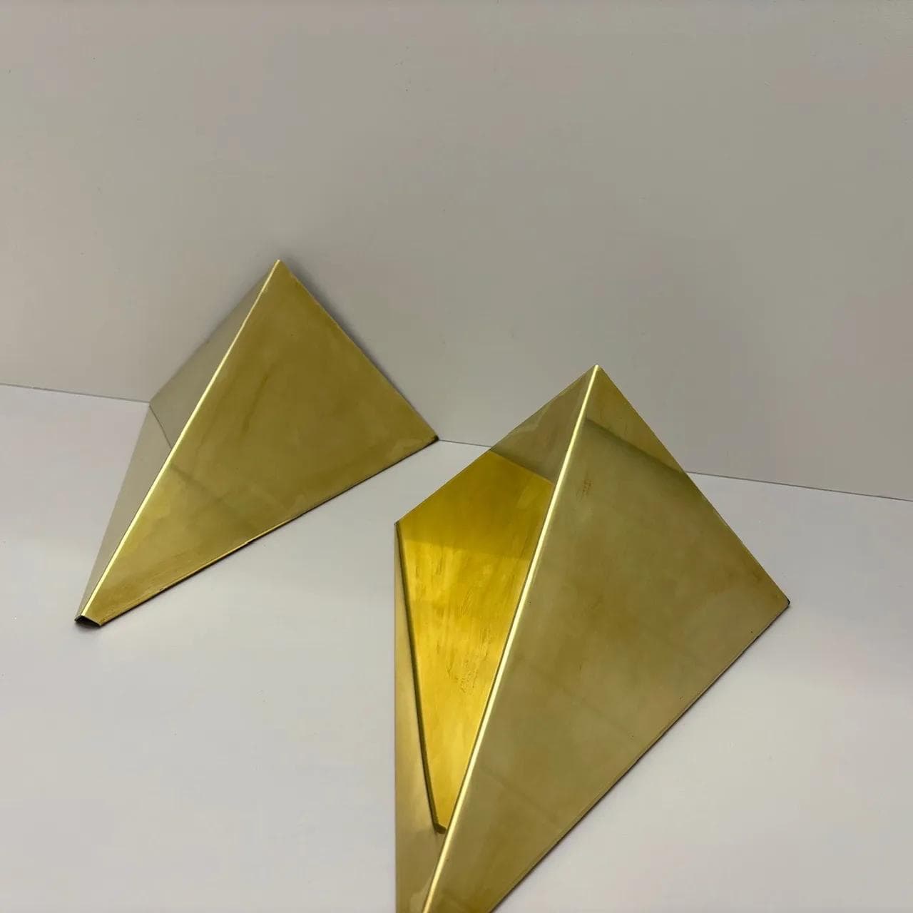 Para kinkietów, mosiądz złoty, Bankamp Leuchten, Niemcy, lata 70. - 14691