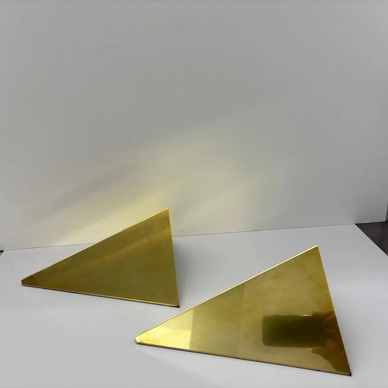 Para kinkietów, mosiądz złoty, Bankamp Leuchten, Niemcy, lata 70. - 14686