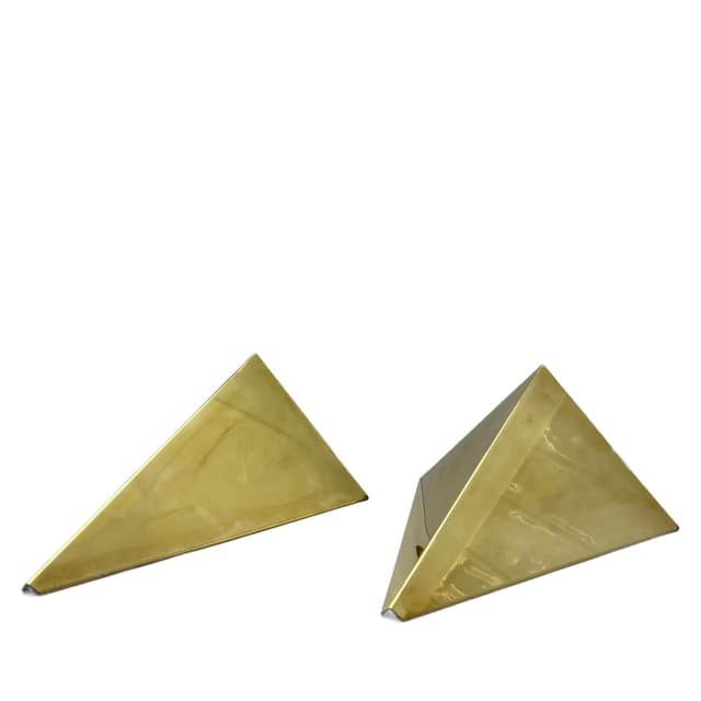 Para kinkietów, mosiądz złoty, Bankamp Leuchten, Niemcy, lata 70. - WYMIARY