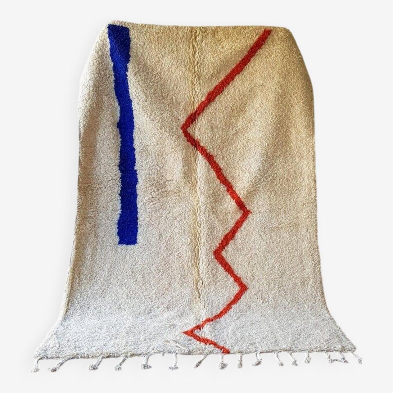 Ręcznie tkany dywan 150x250 cm, wełna, multikolor, Maroko - 204690