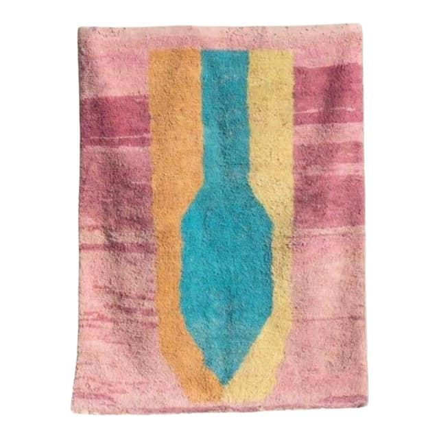 Ręcznie tkany dywan 200x250 cm, wełna, multikolor, Maroko - WYMIARY