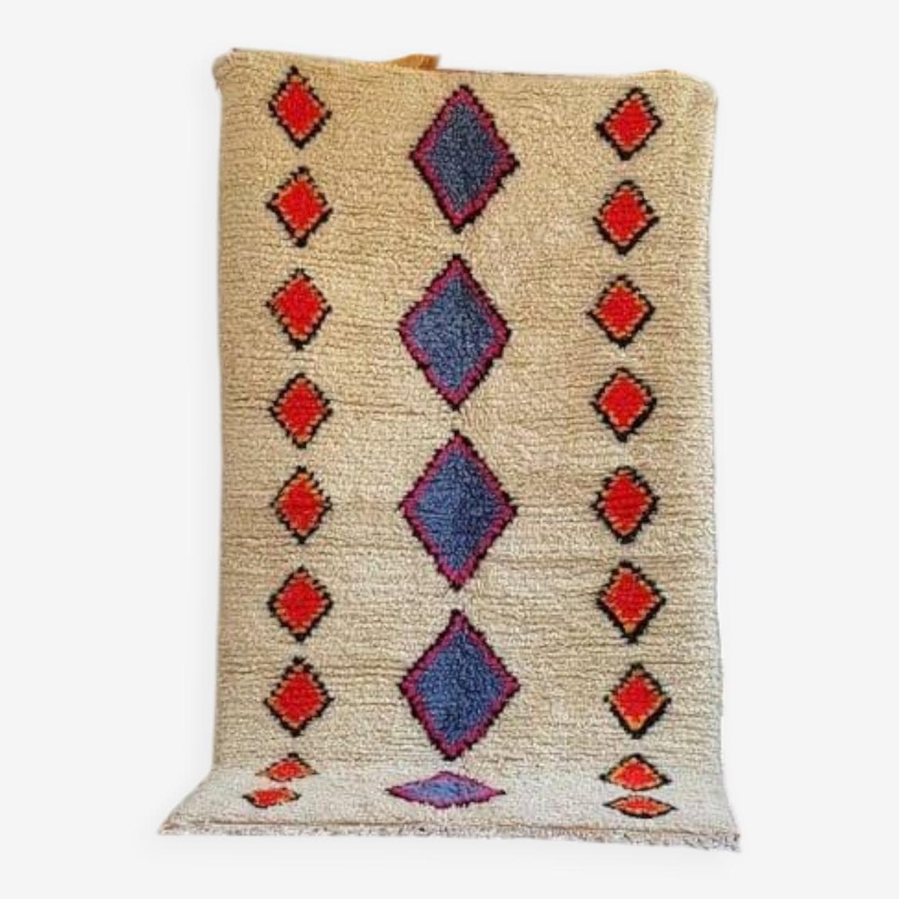 Handmade rug 160x240 cm, wool, multicolor, Morocco - 204671