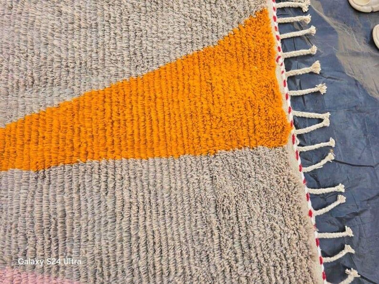 Ręcznie tkany dywan 200x300 cm, wełna, multikolor, Maroko - 204645