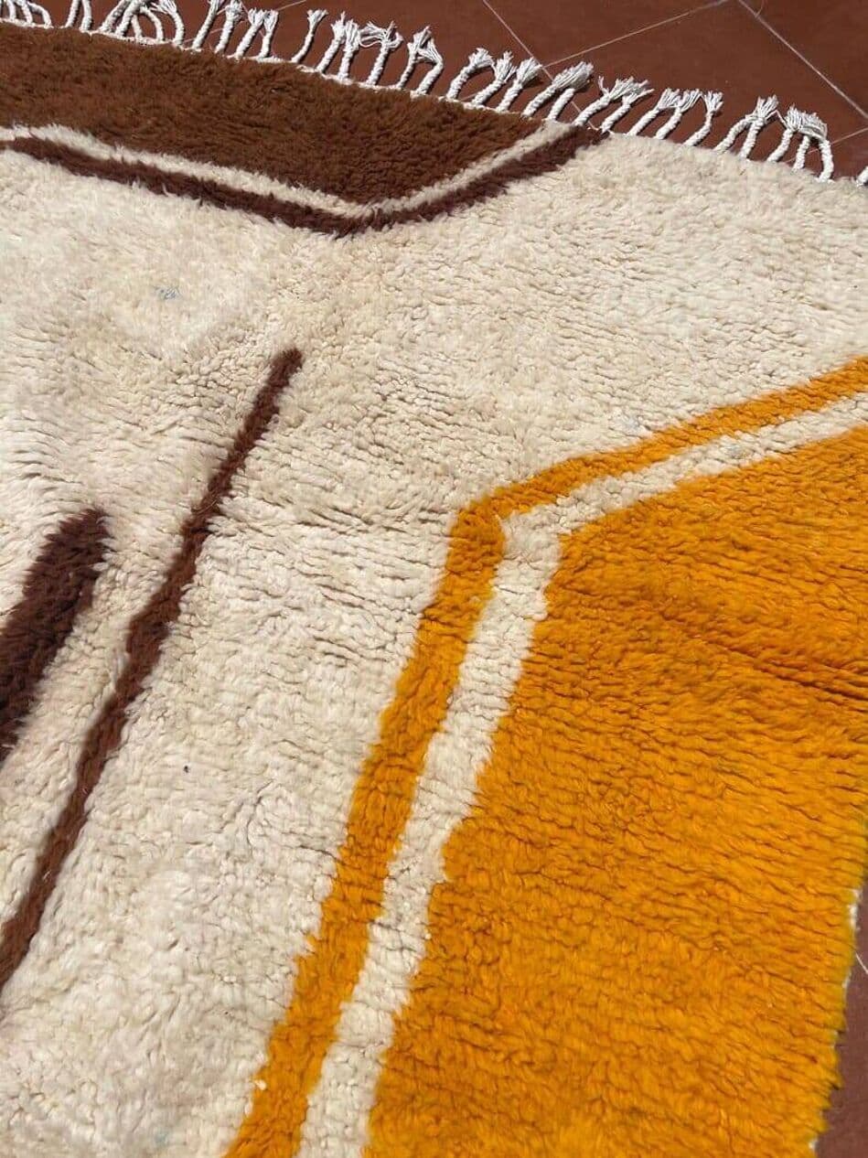 Ręcznie tkany dywan 150x250 cm, wełna, multikolor, Maroko - 204560