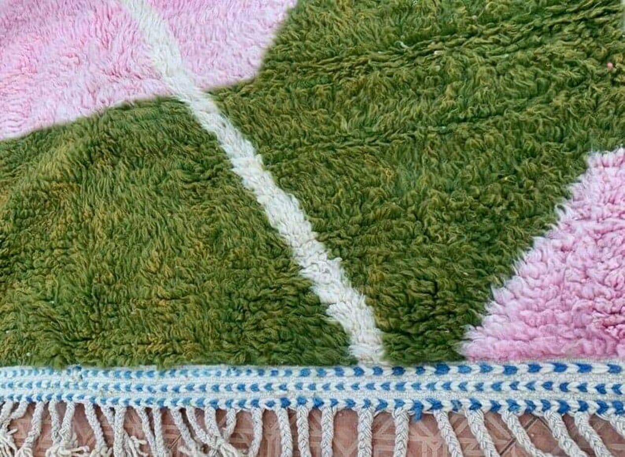 Ręcznie tkany dywan 150x250 cm, wełna, multikolor, Maroko - 204485