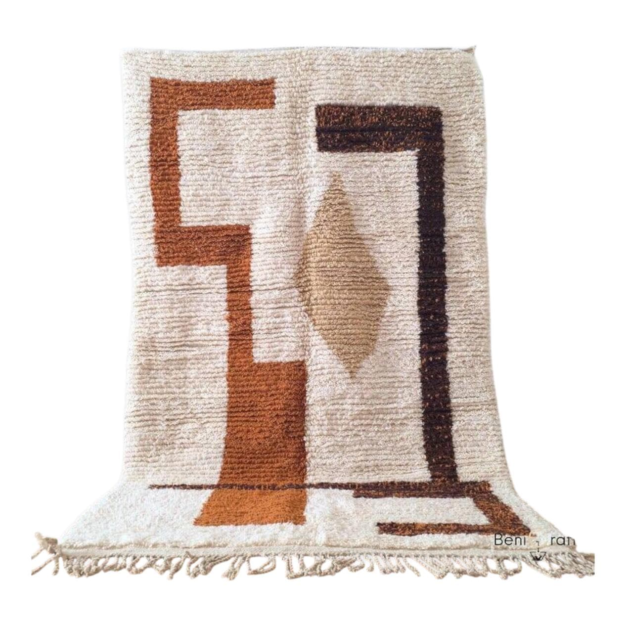 Ręcznie tkany dywan 150x250 cm, wełna, multikolor, Maroko