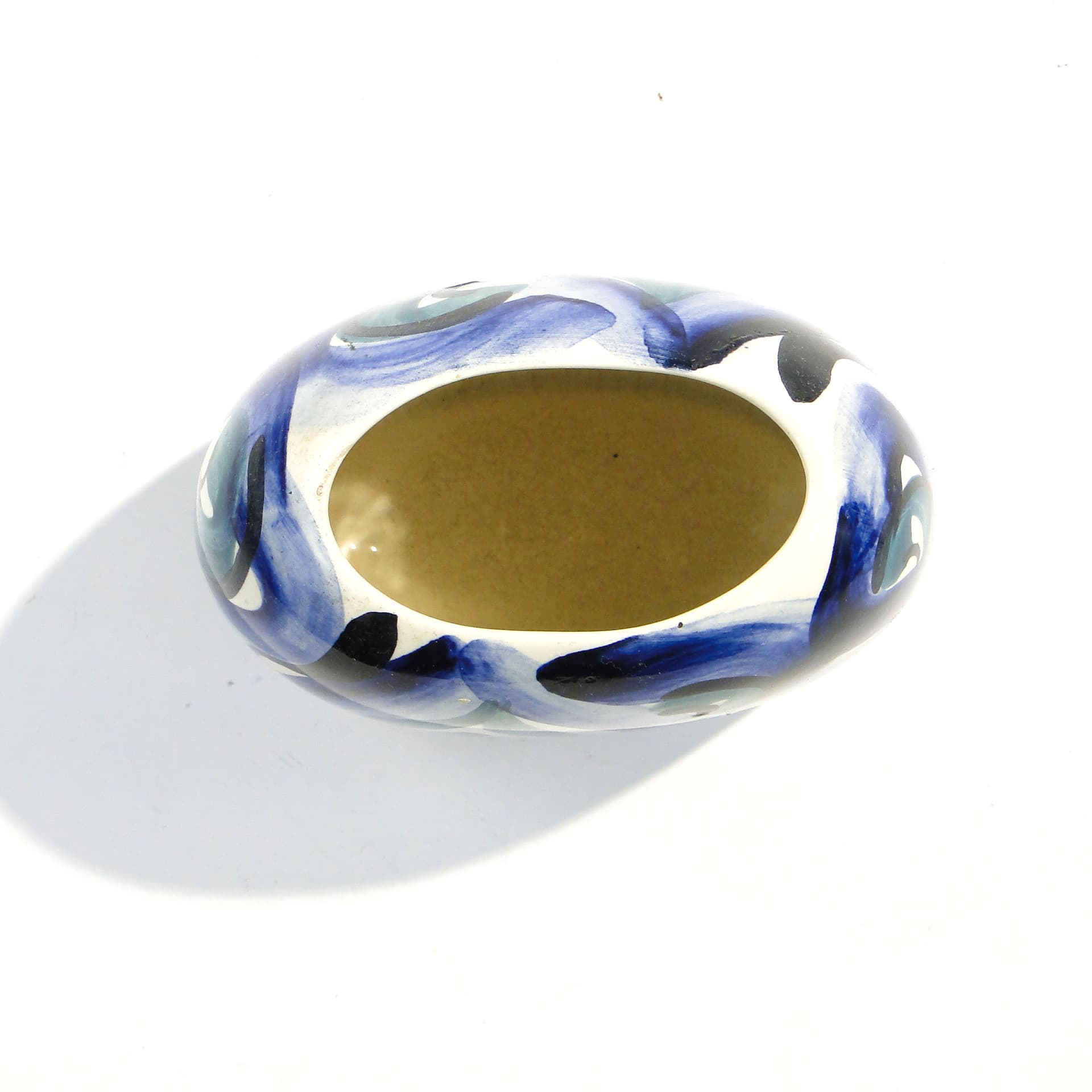 Wazon, biel, ceramika, proj. W. Płażewski, Włocławek, Polska, lata 50. - 1468