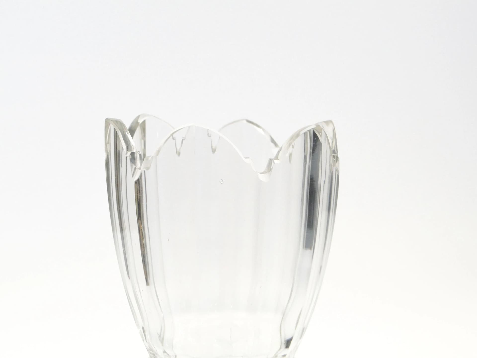 Vase with Dolphins, copper brass, clear crystal, Austria-Hungary, 19th c. - 14735