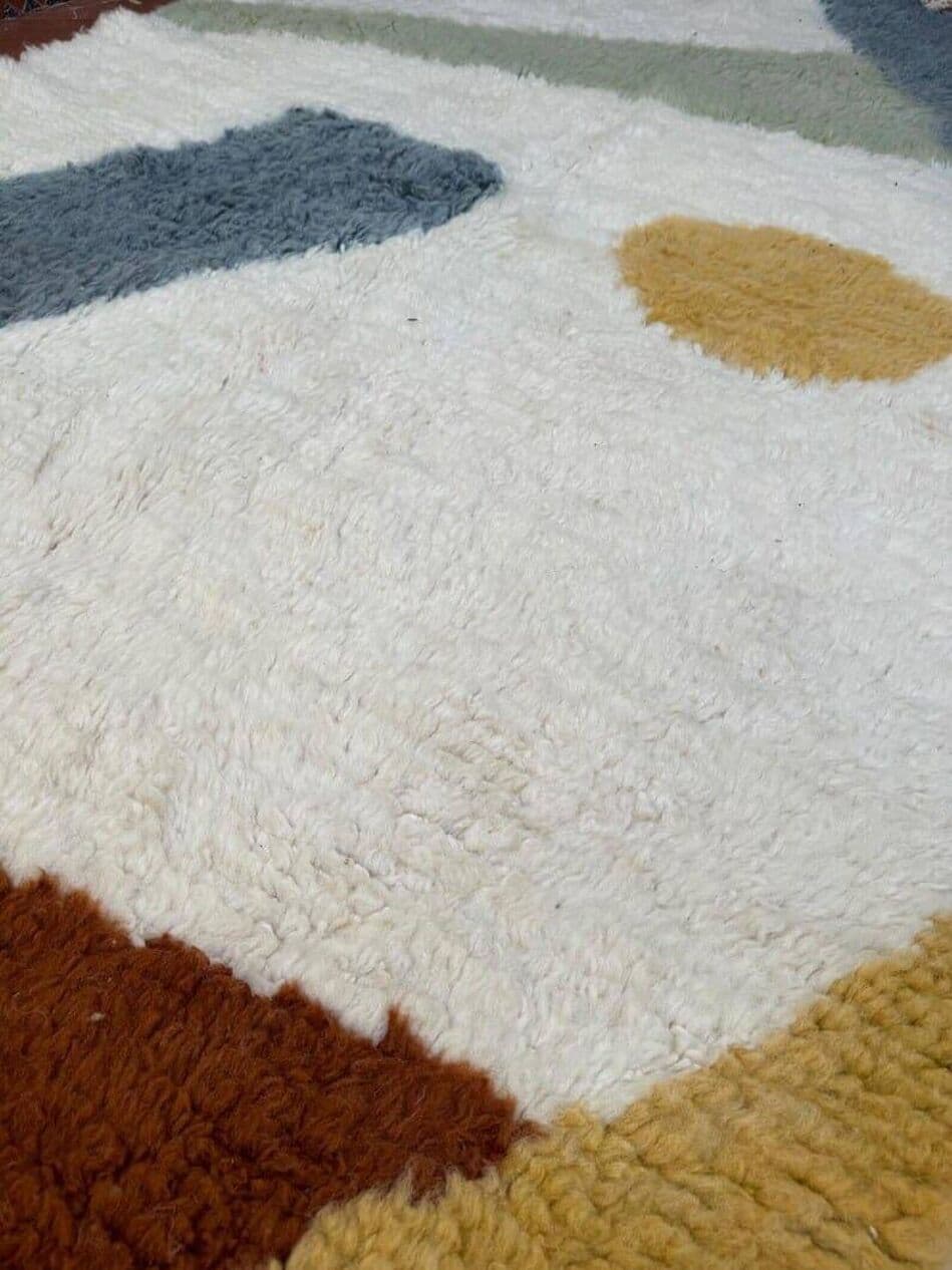 Ręcznie tkany dywan 150x250 cm, wełna, multikolor, Maroko - 204240