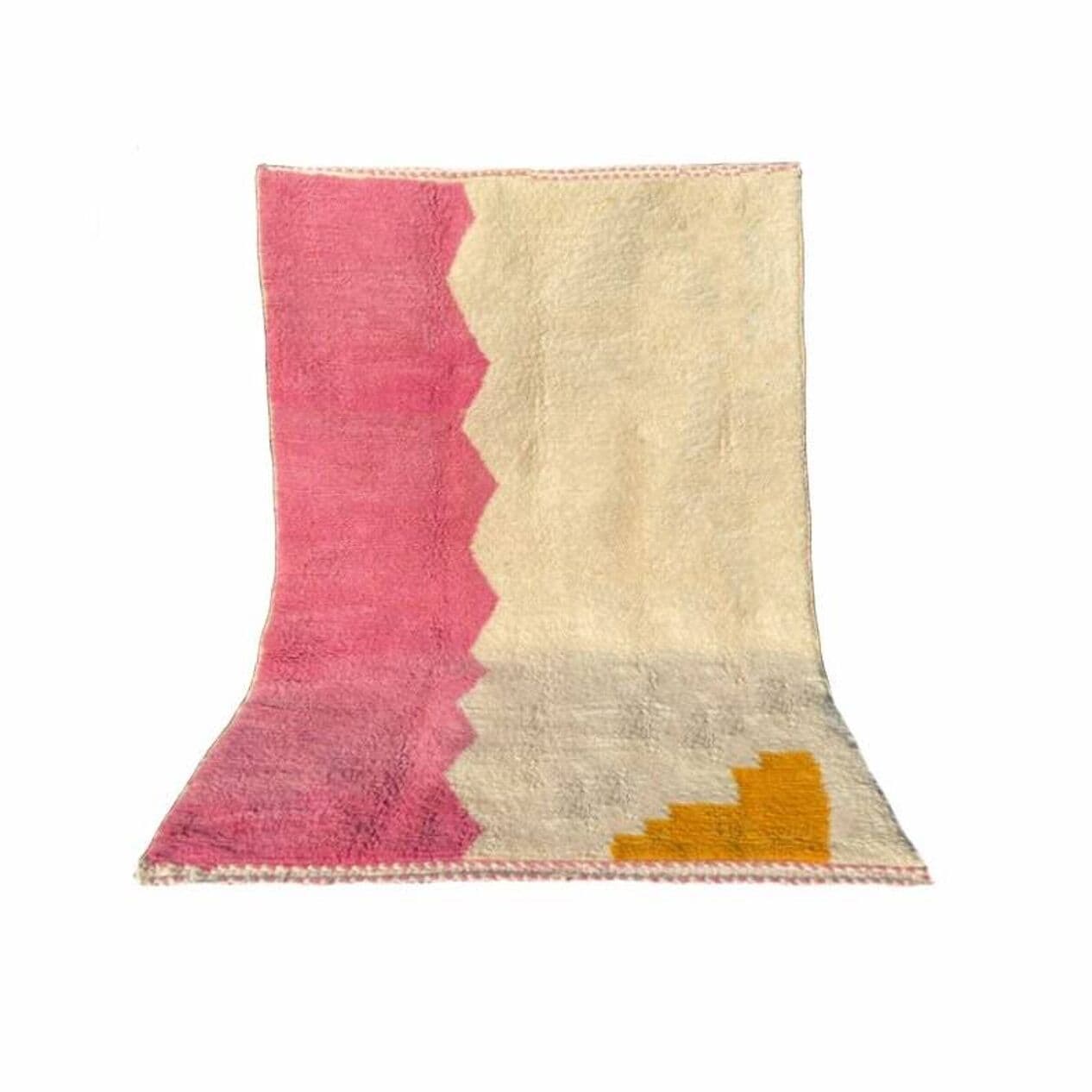 Ręcznie tkany dywan 200x300 cm, wełna, multikolor, Maroko - 204134