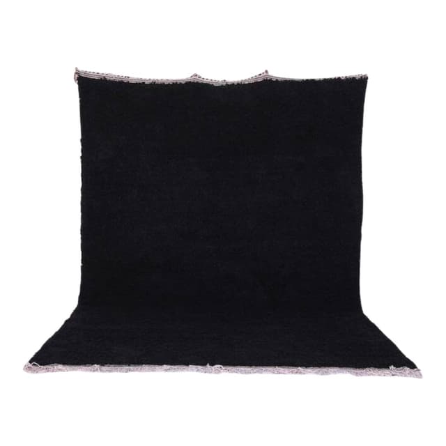 Ręcznie tkany dywan 150x250 cm, wełna, czarny, Maroko - WYMIARY