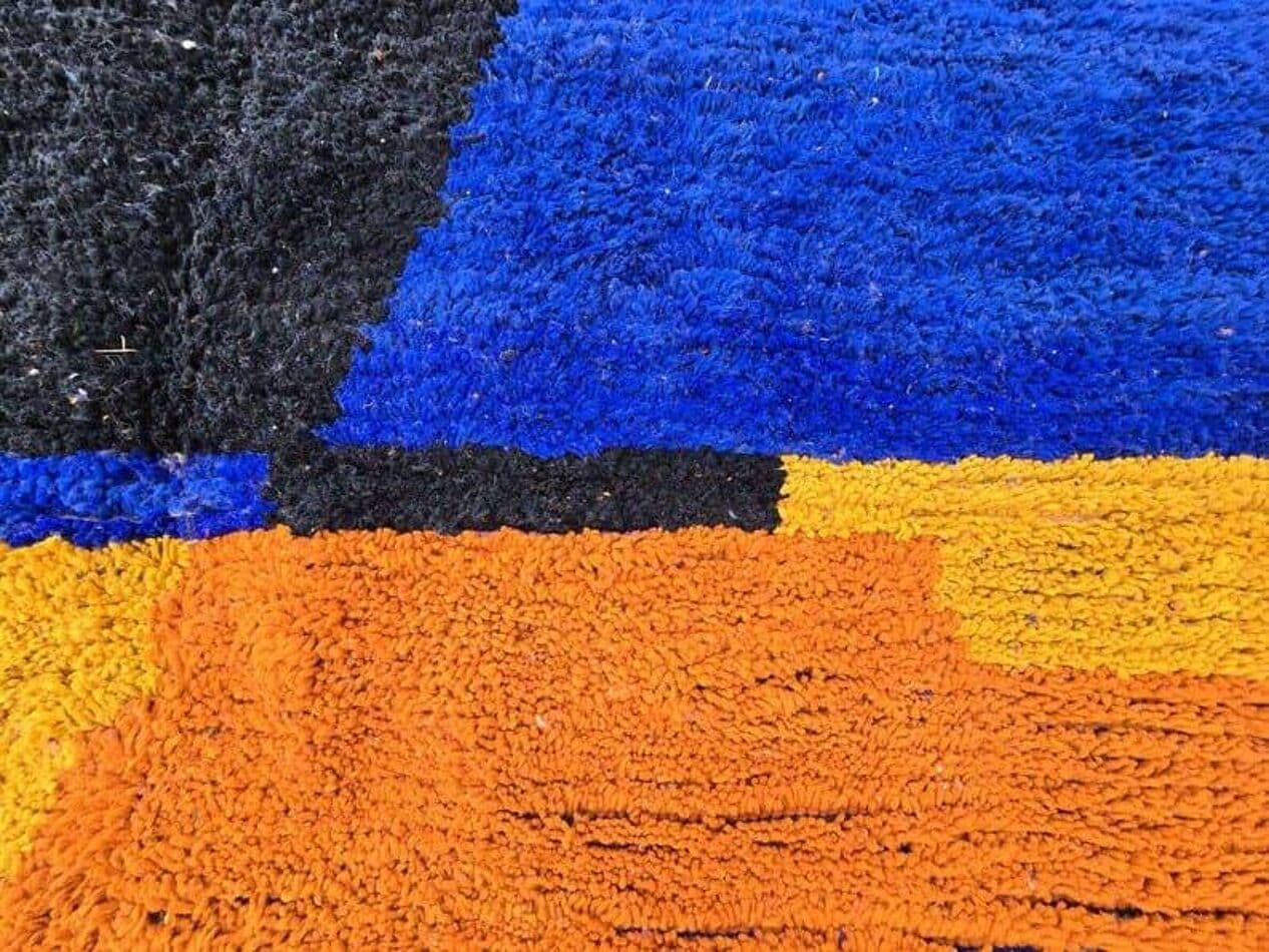 Ręcznie tkany dywan 150x250 cm, wełna, multikolor, Maroko - 203837