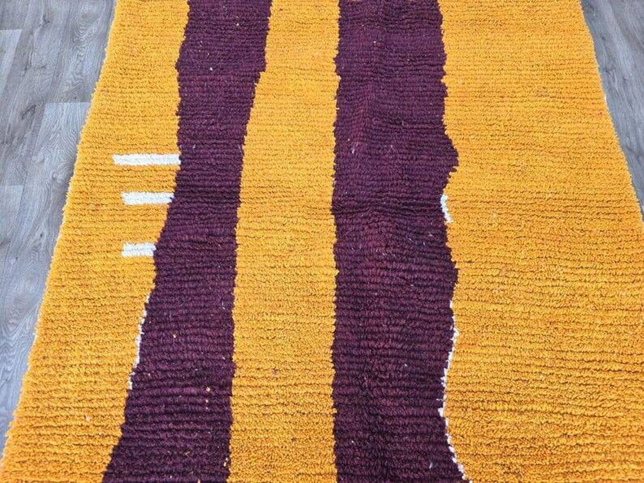 Ręcznie tkany dywan 150x250 cm, wełna, multikolor, Maroko - 203752