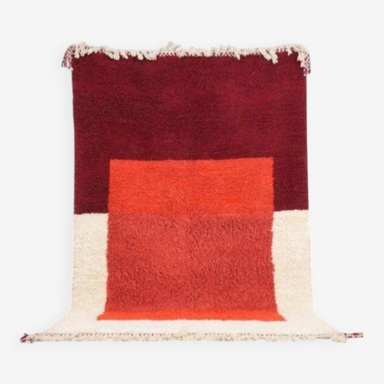 Ręcznie tkany dywan 150x250 cm, wełna, multikolor, Maroko - 203652