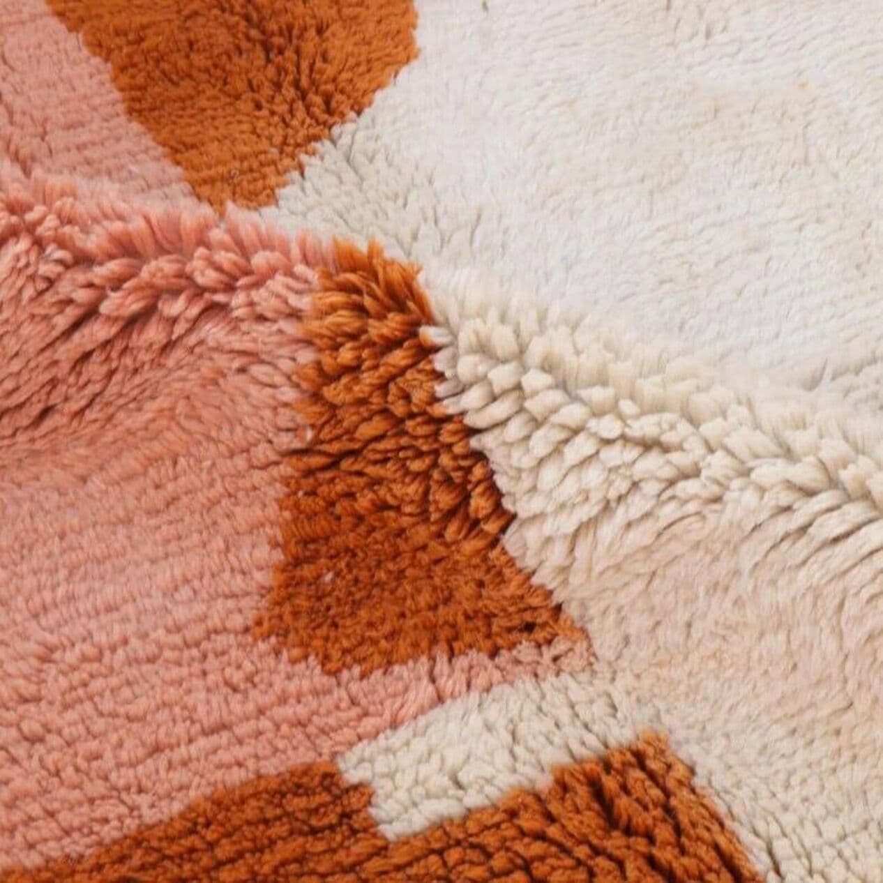 Ręcznie tkany dywan 150x250 cm, wełna, multikolor, Maroko - 203644