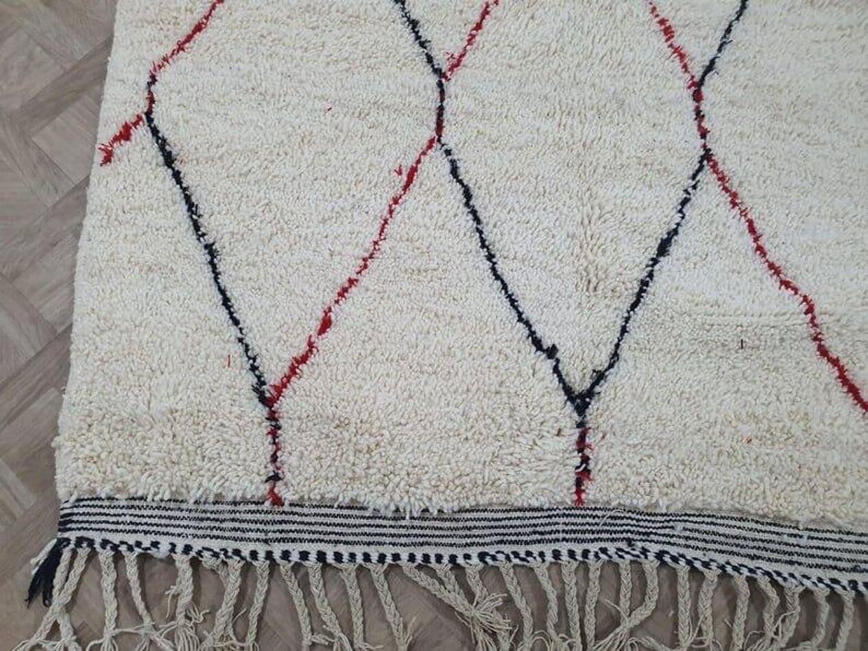 Ręcznie tkany dywan 150x250 cm, wełna, wielokolorowy, Maroko - 207140