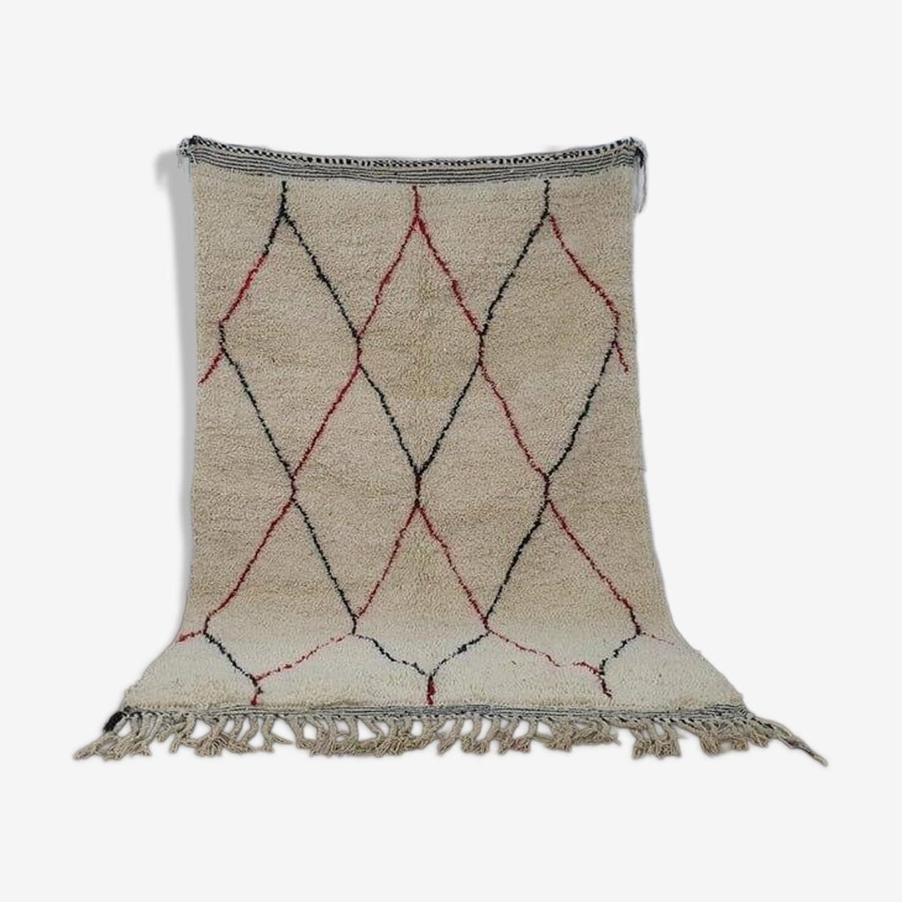 Ręcznie tkany dywan 150x250 cm, wełna, wielokolorowy, Maroko - 207136