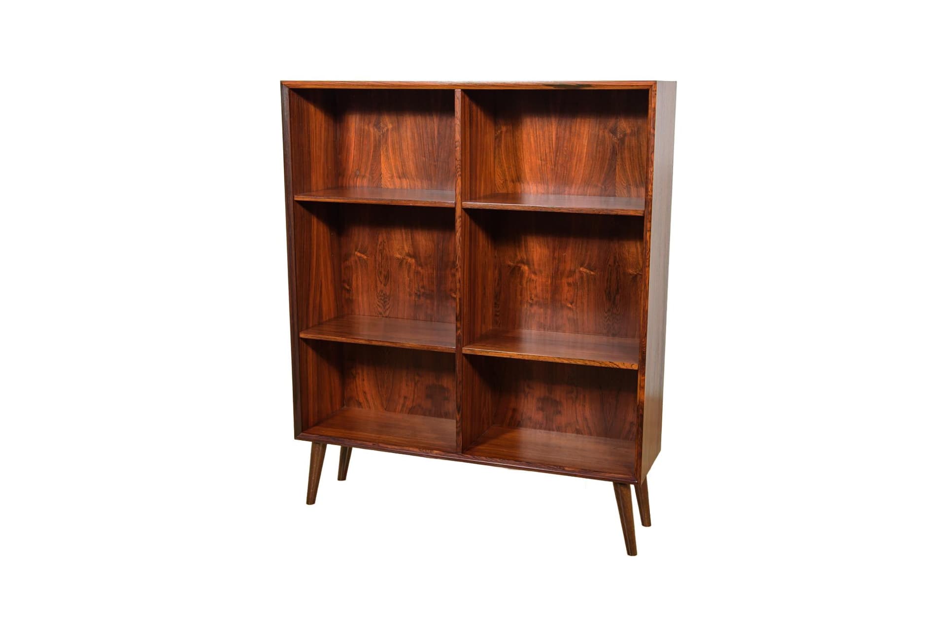 Regał, palisander brązowy, Dania, lata 60.