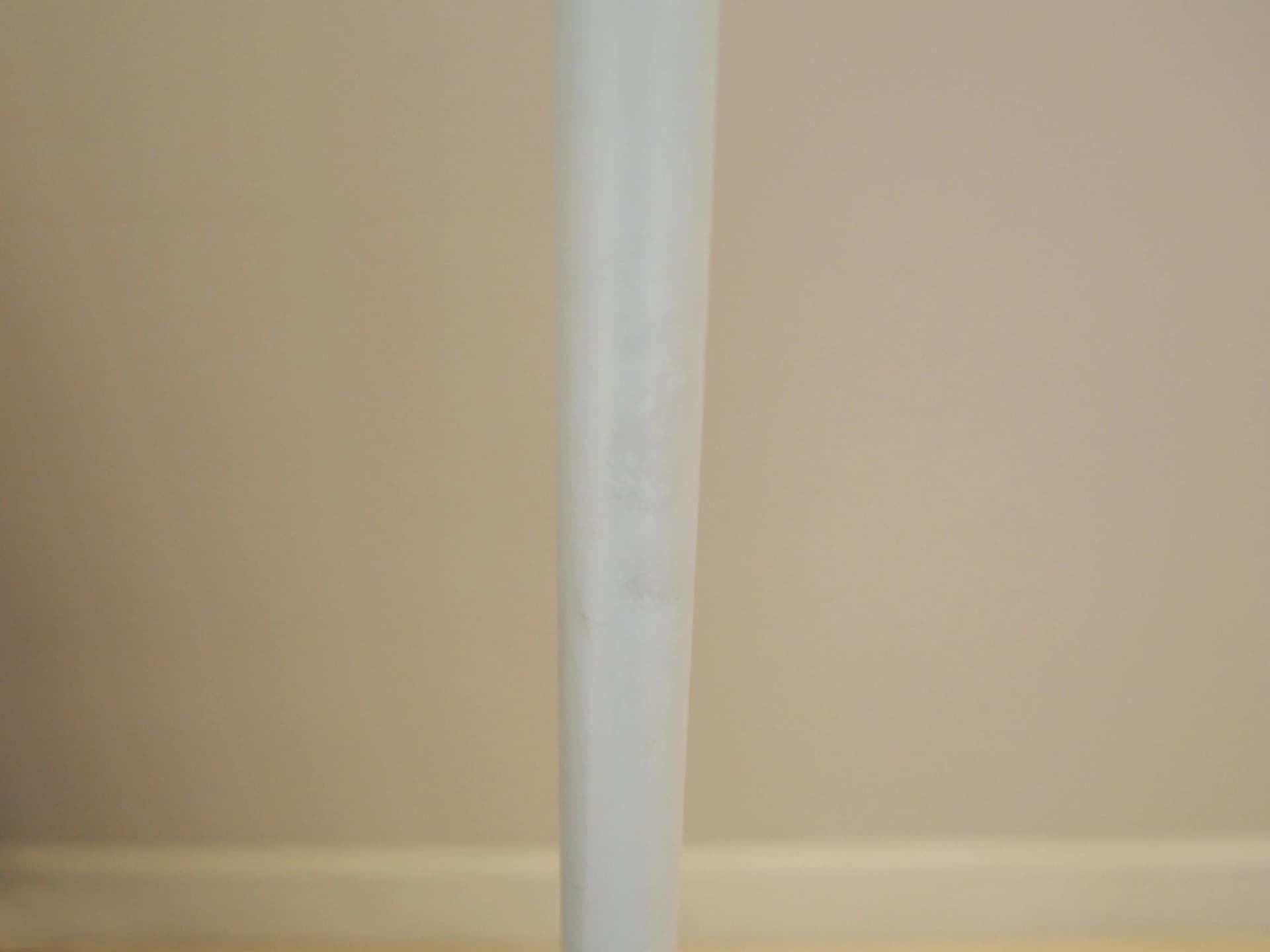 Floor lamp, white metal, by S. Frandsen, Denmark, 1970s. - 14785