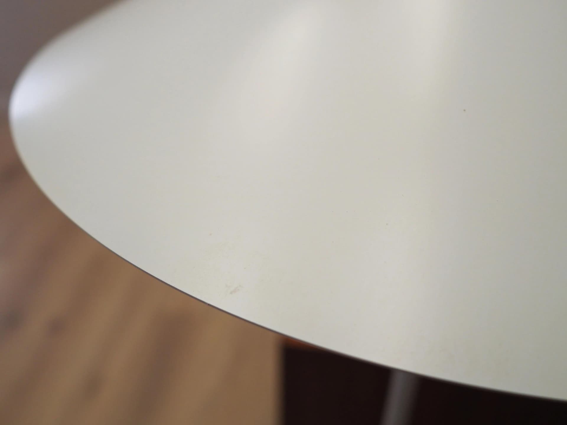 Floor lamp, white metal, by S. Frandsen, Denmark, 1970s. - 14781