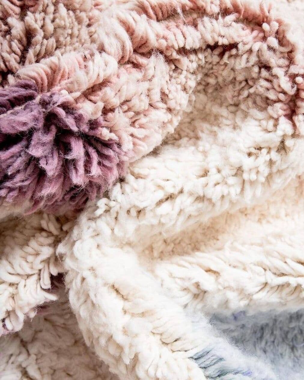 Hand-woven rug 150x250 cm, wool, multicolour, Morocco - 207074