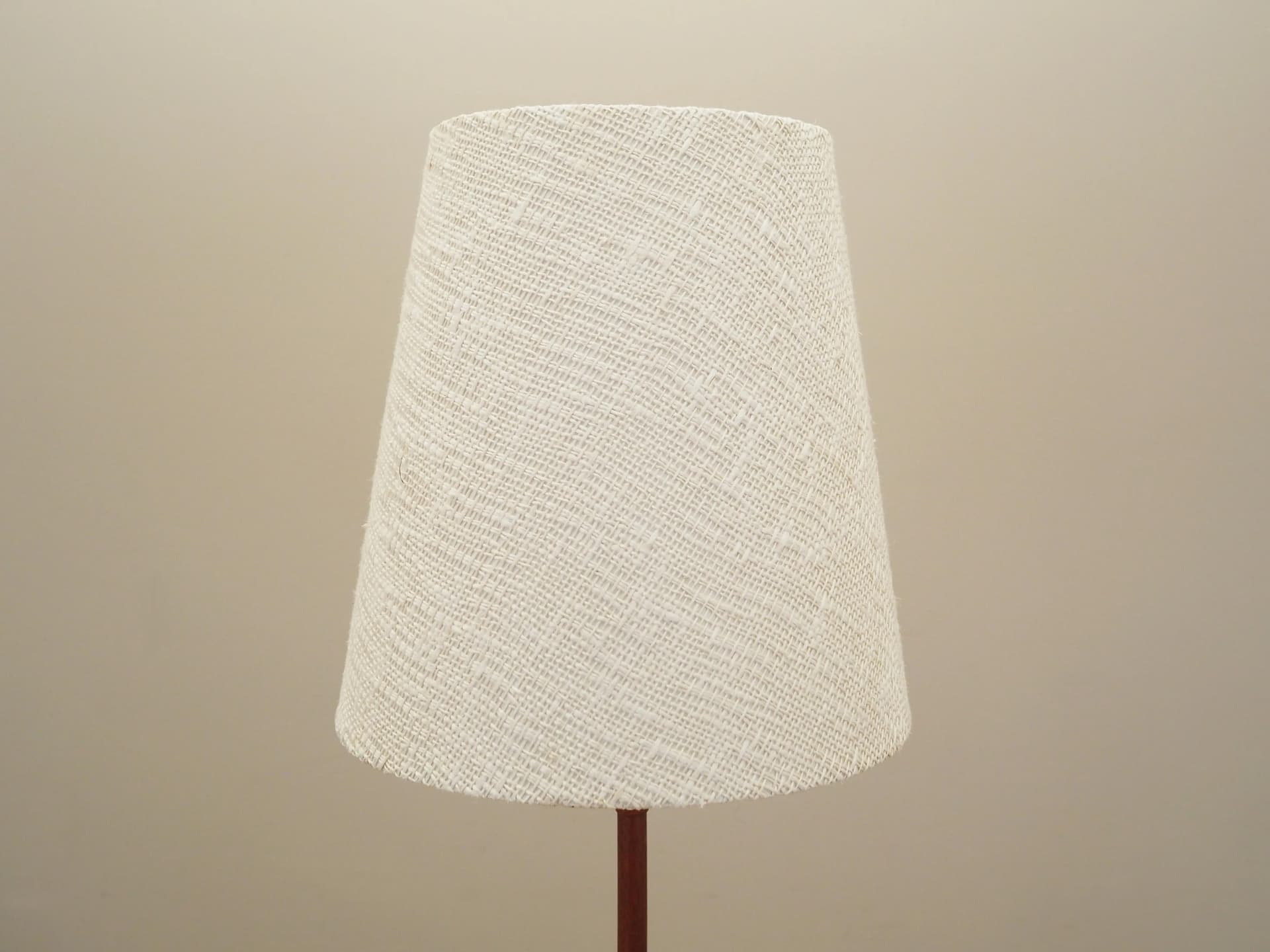 Lampa podłogowa, teak brązowy, metal, Dania, lata 70. - 14769