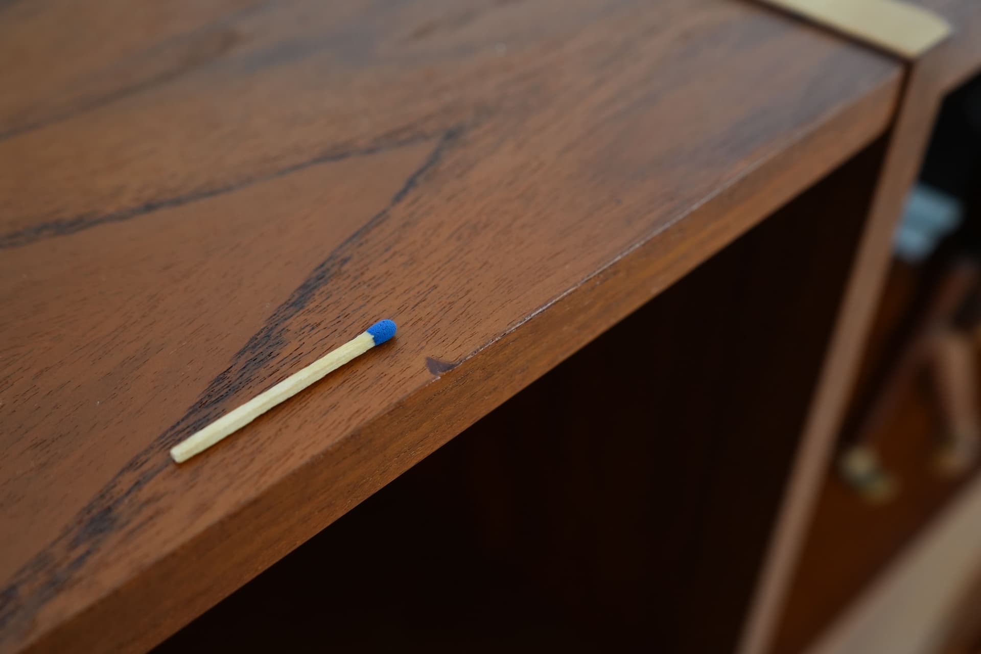 Bookcase, brown teak, Denmark, 1970s - 77213