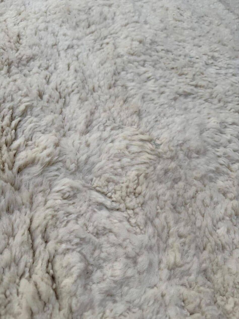 Ręcznie tkany dywan 150x250 cm, wełna, biały, Maroko - 206952