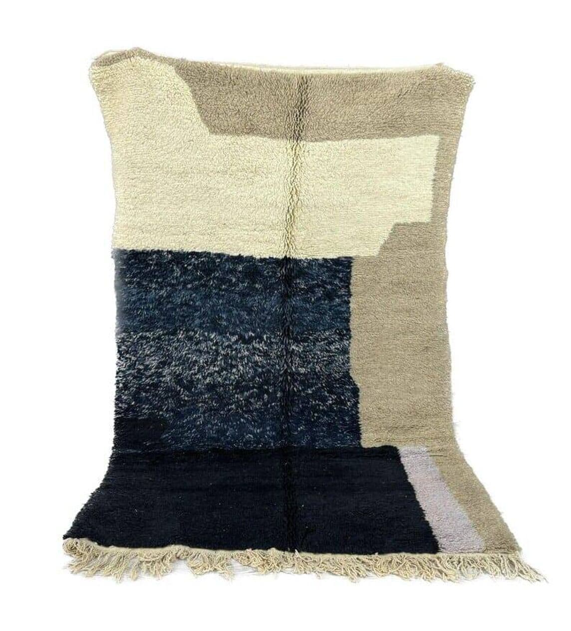 Ręcznie tkany dywan 150x250 cm, wełna, multikolor, Maroko - 206898