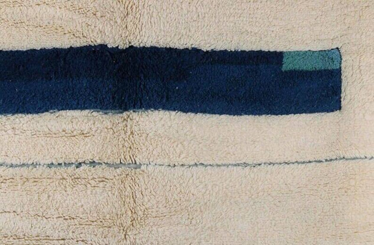 Ręcznie tkany dywan 150x250 cm, wełna, biały, Maroko - 206883