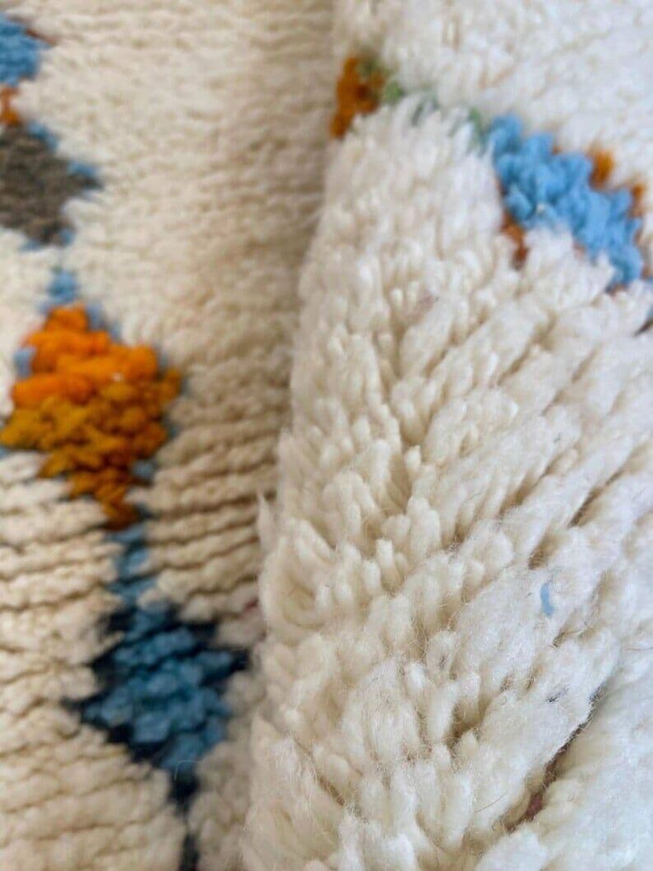 Ręcznie tkany dywan 150x250 cm, wełna, multikolor, Maroko - 206872