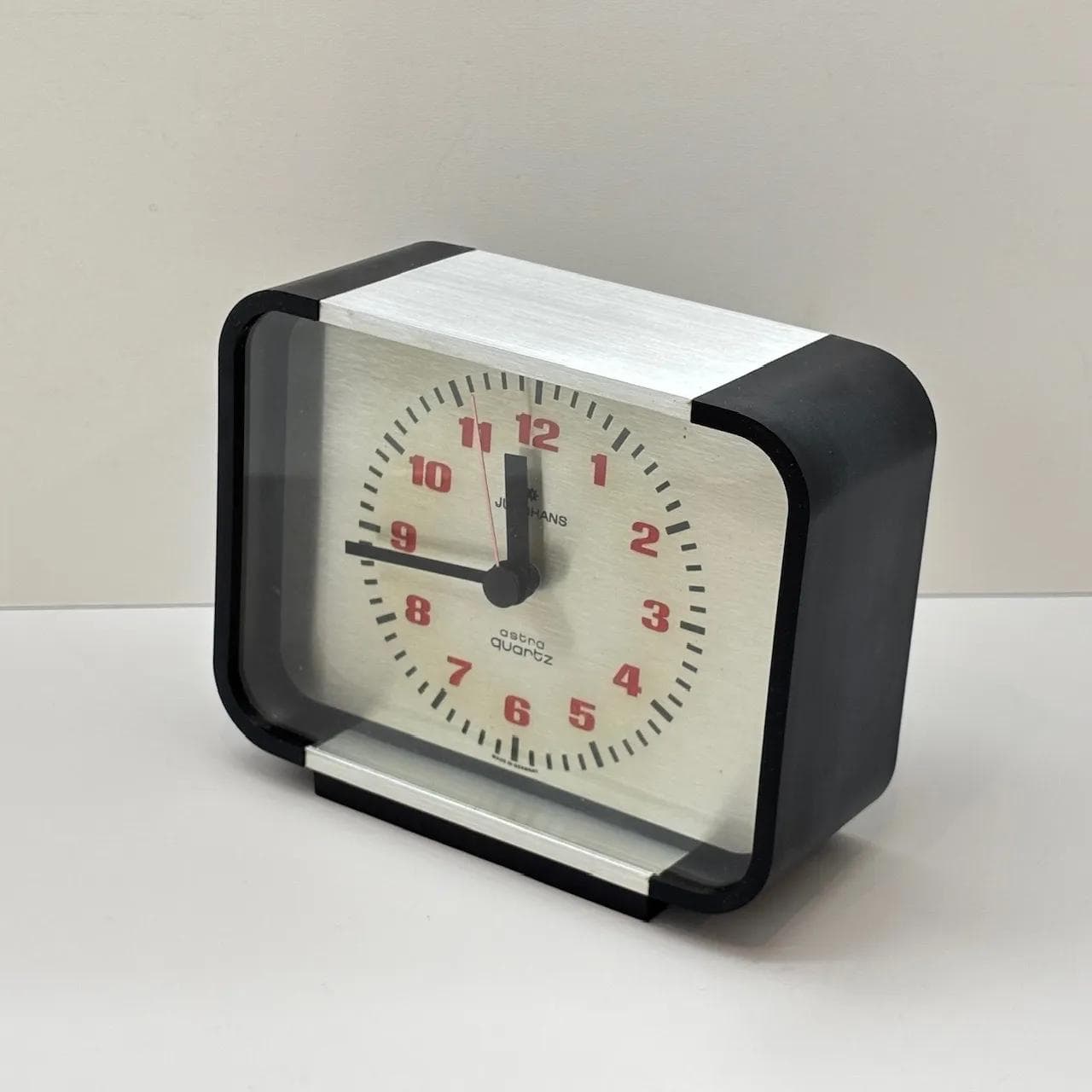 Zegar kominkowy, multikolor, plastik, metal, Niemcy, lata 80. - 14922