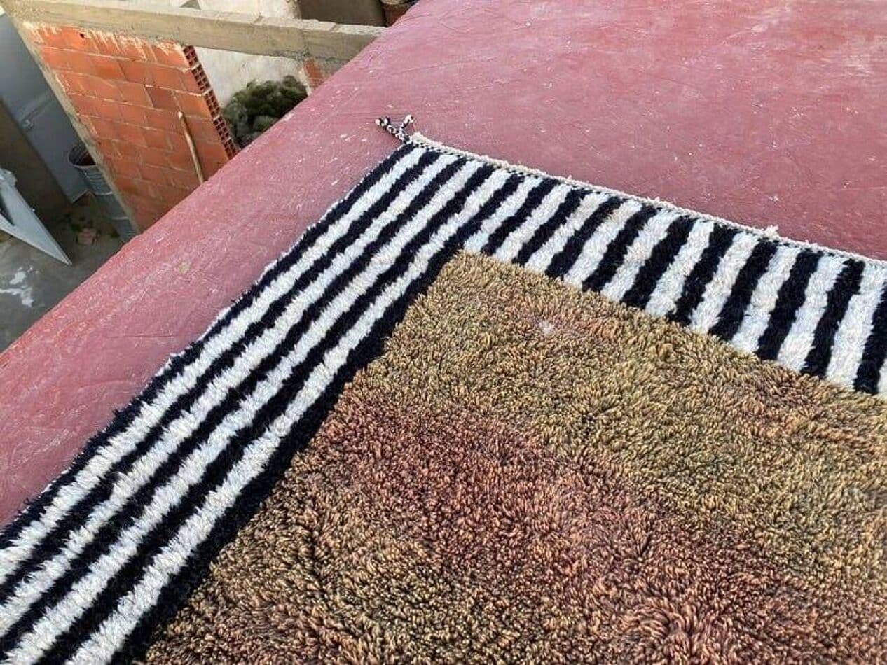 Ręcznie tkany dywan 150x250 cm, wełna, multikolor, Maroko - 206542