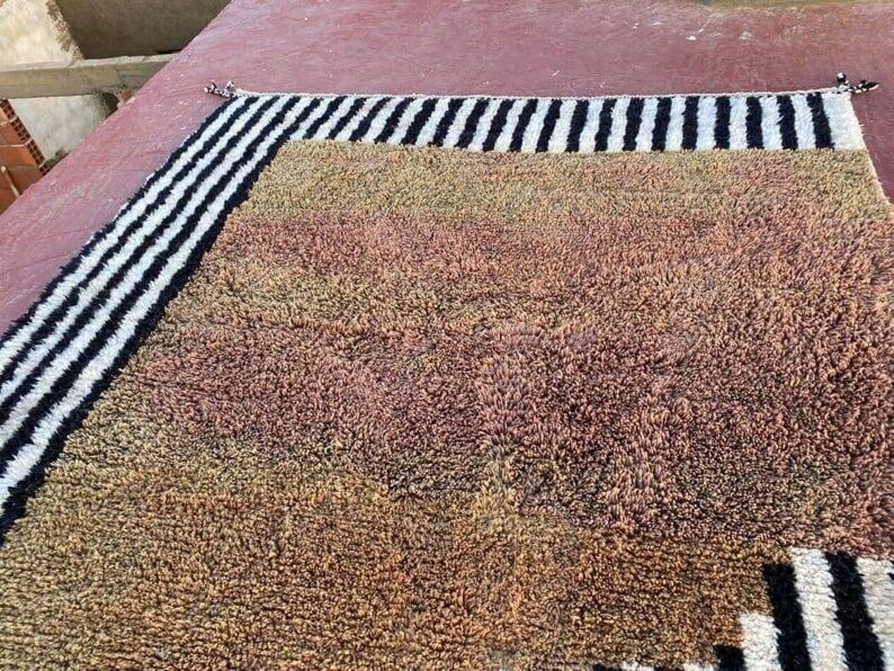 Ręcznie tkany dywan 150x250 cm, wełna, multikolor, Maroko - 206544